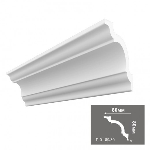 Plinta extrudata * P 01 (80*80mm) (2 m)  (70) 